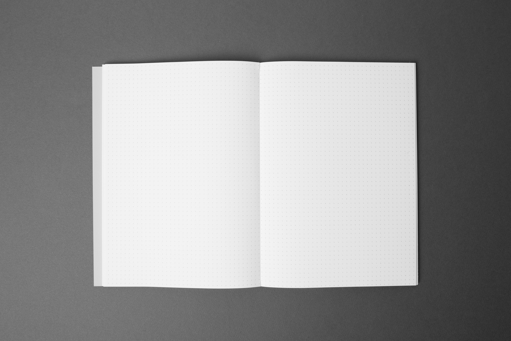 Blank open Notebook Mock-up